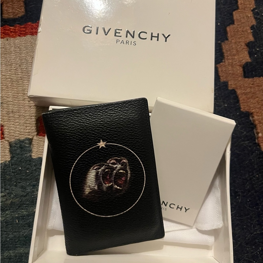 GIVENCHY MONKEY BROTHERS BI-FOLD WALLET CARD CASE